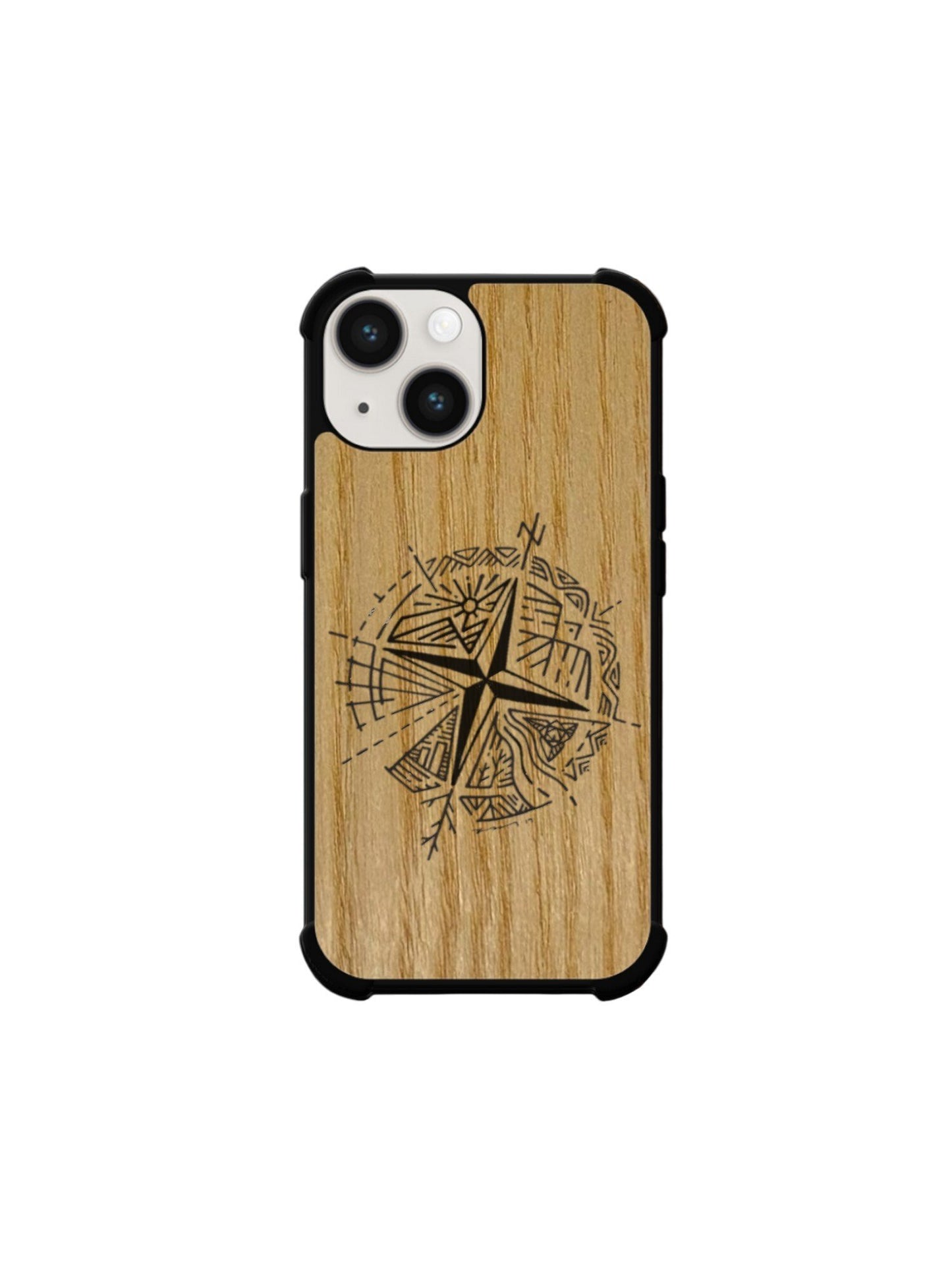 Coque angles renforcés Iphone - Rose des vents