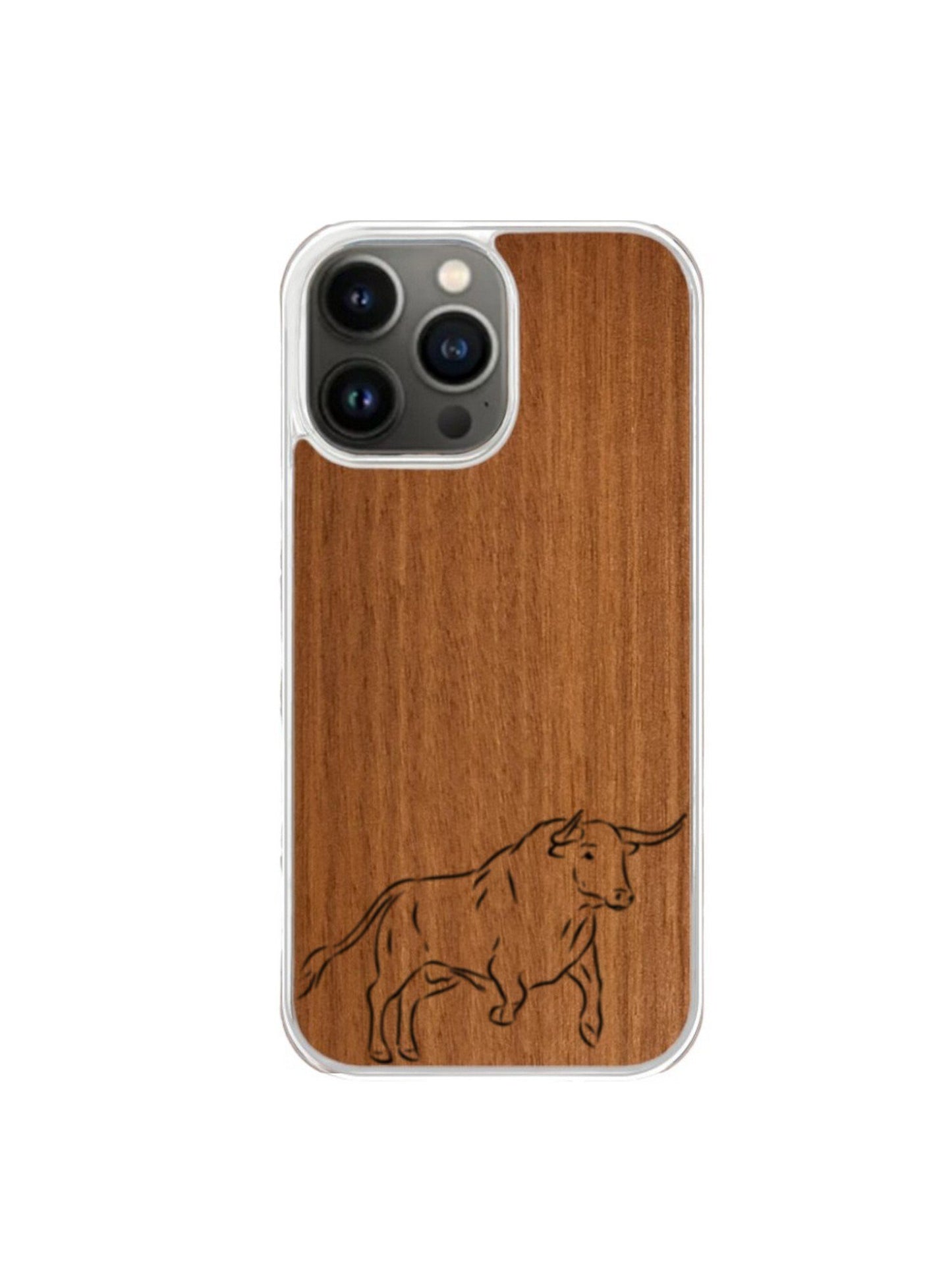 Coque Iphone transparente - Taureau