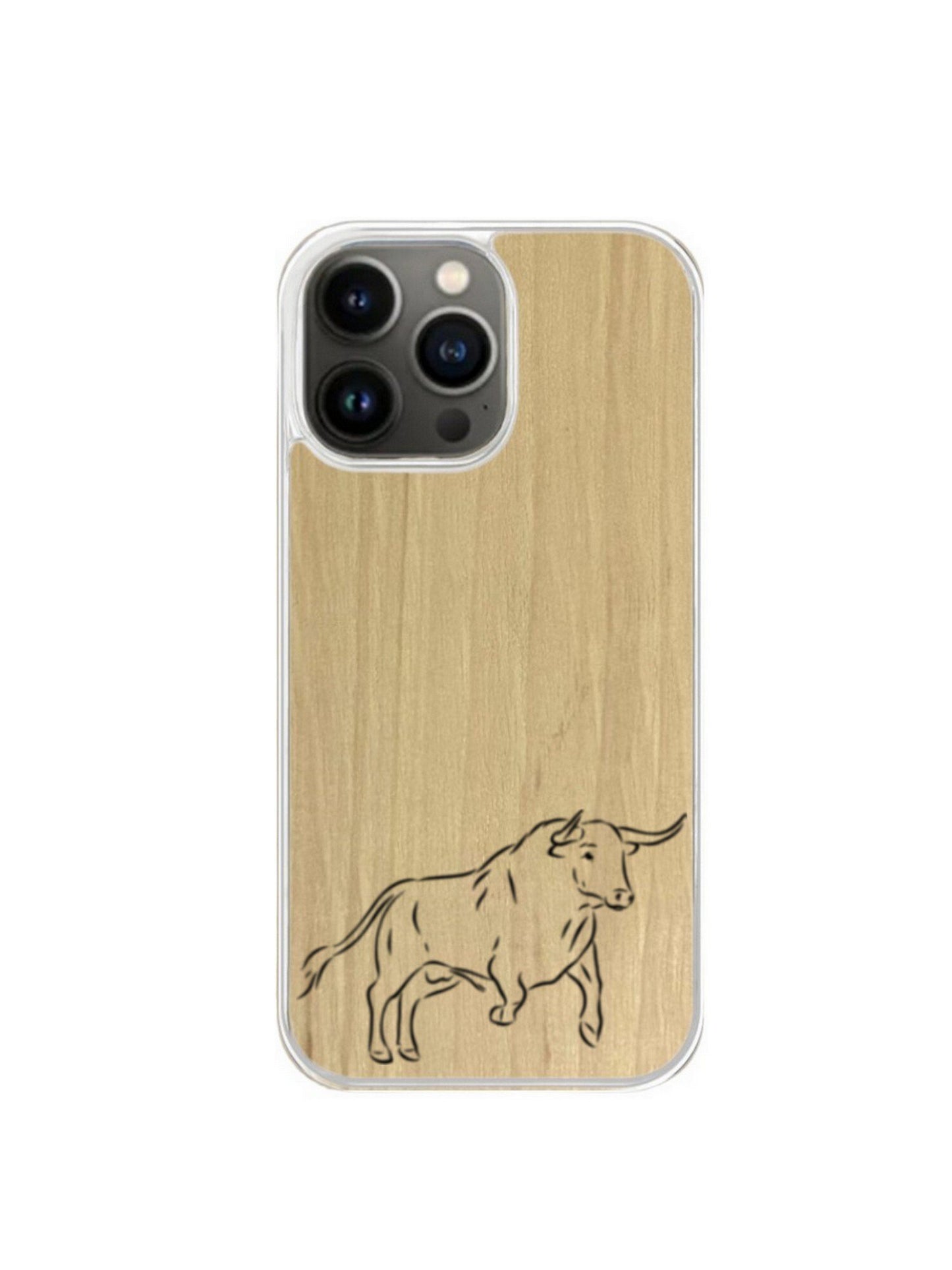 Coque Iphone transparente - Taureau
