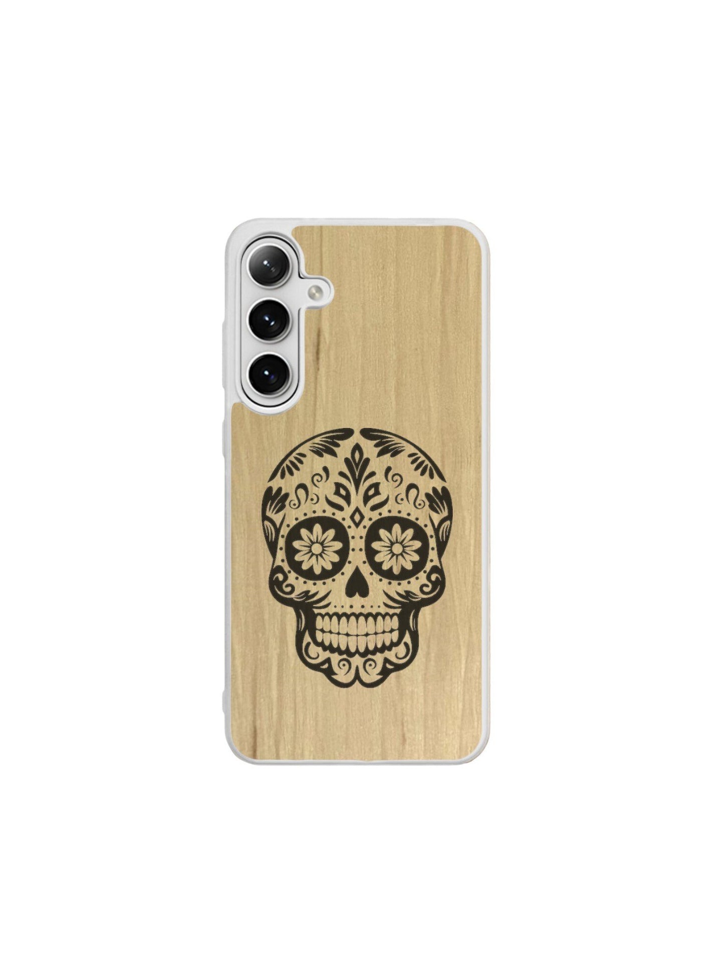 Coque transparente Samsung Galaxy S - Tête de mort Mexicaine