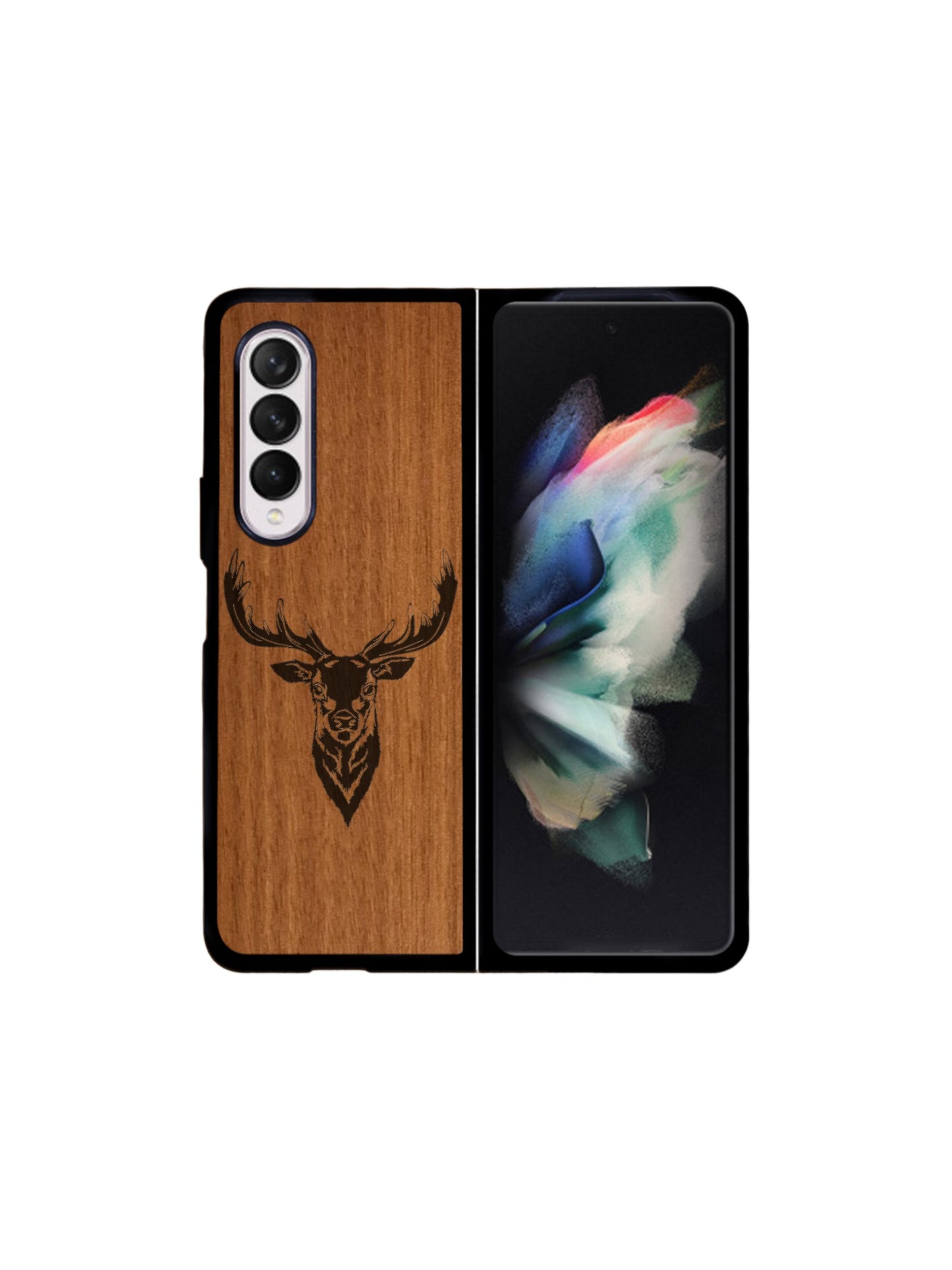 Coque Samsung Galaxy Z Fold - Cerf gravure