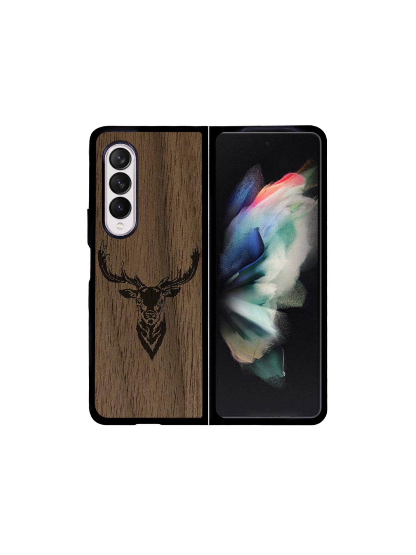 Coque Samsung Galaxy Z Fold - Cerf gravure