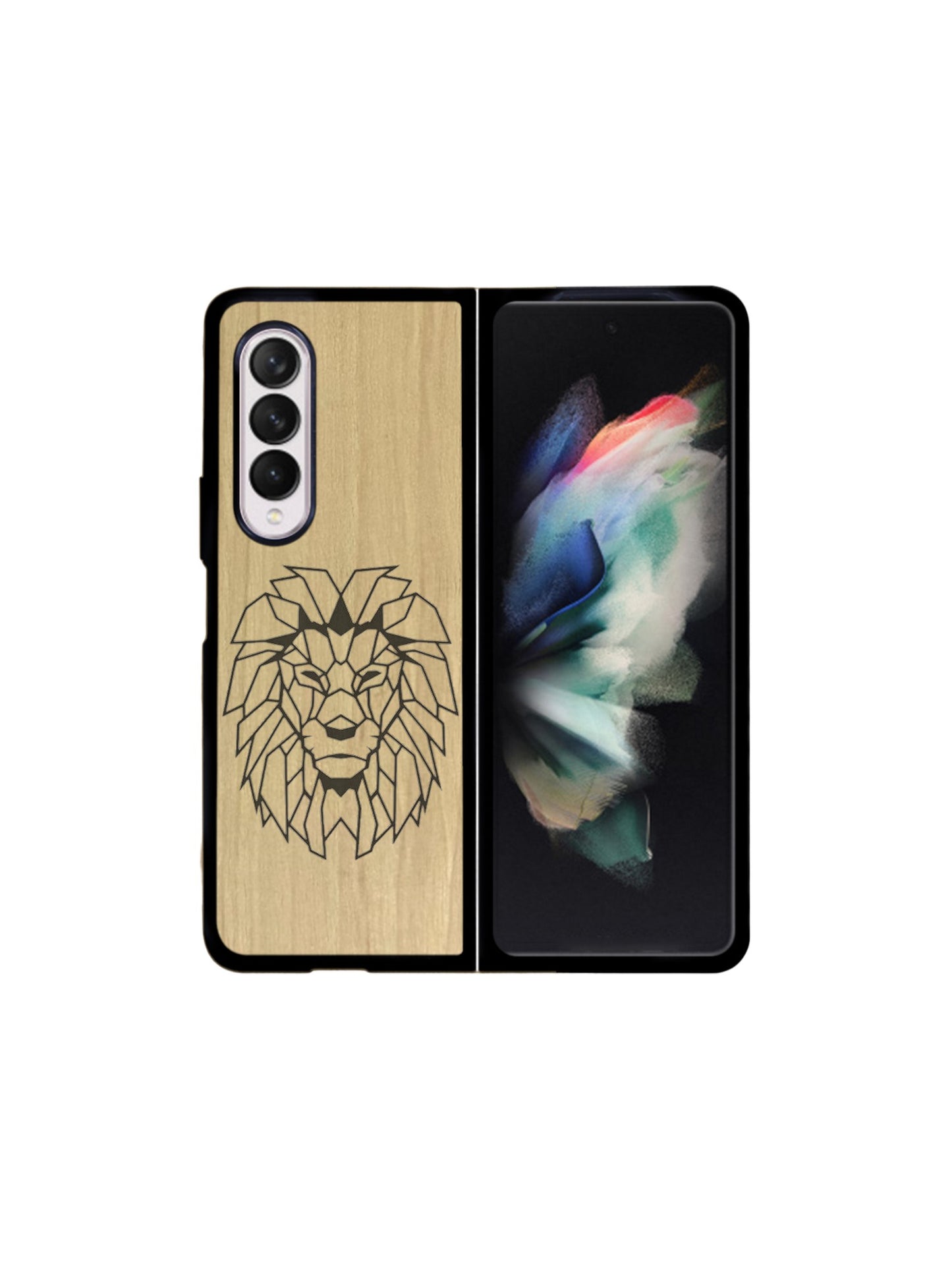 Coque Samsung Galaxy Z Fold - Lion Gravure