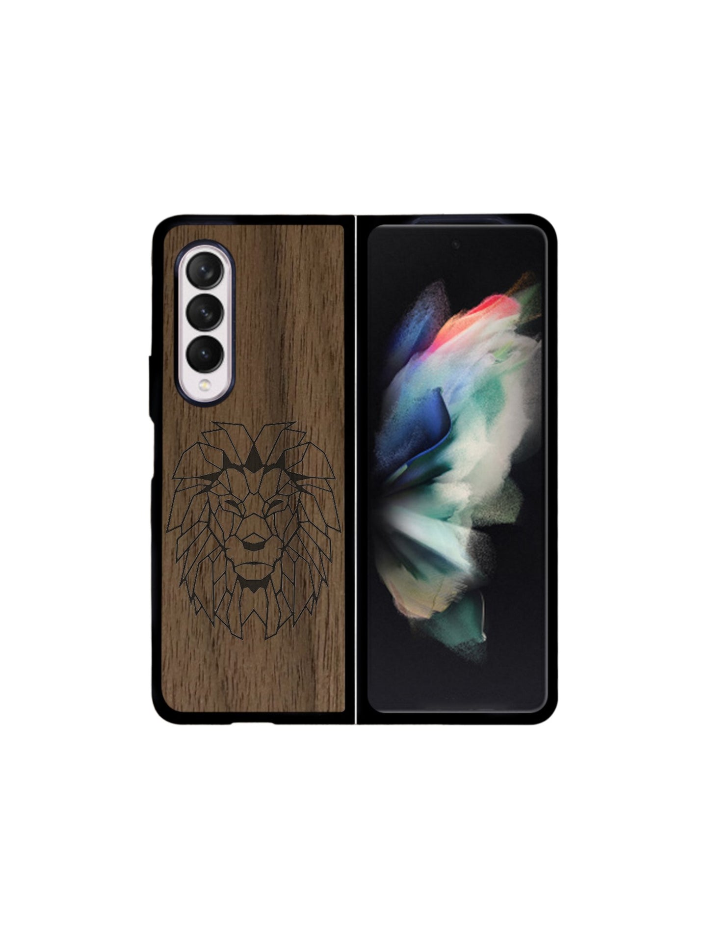 Coque Samsung Galaxy Z Fold - Lion Gravure