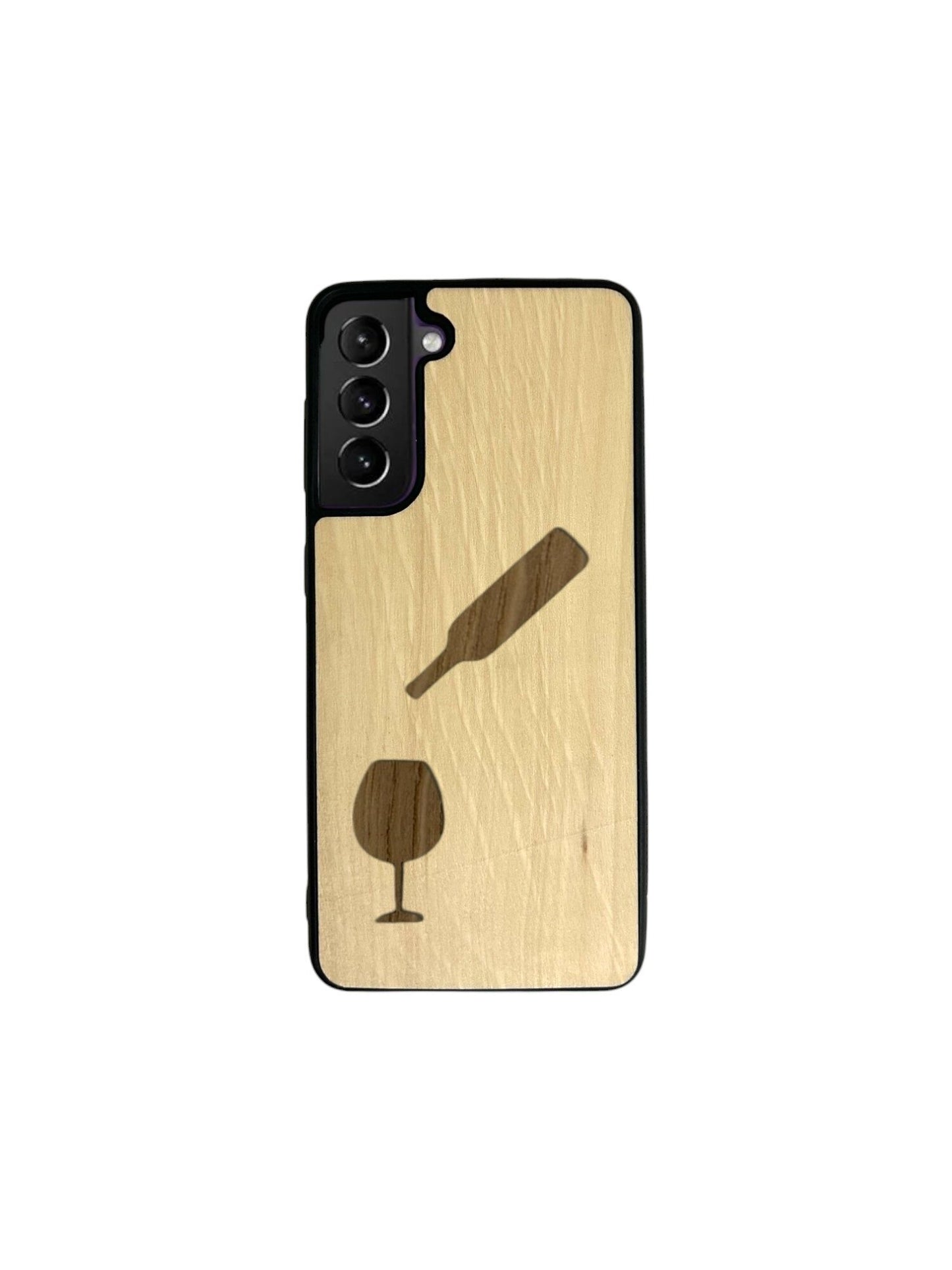 Custodia per Samsung Galaxy A - Bottiglia di vino