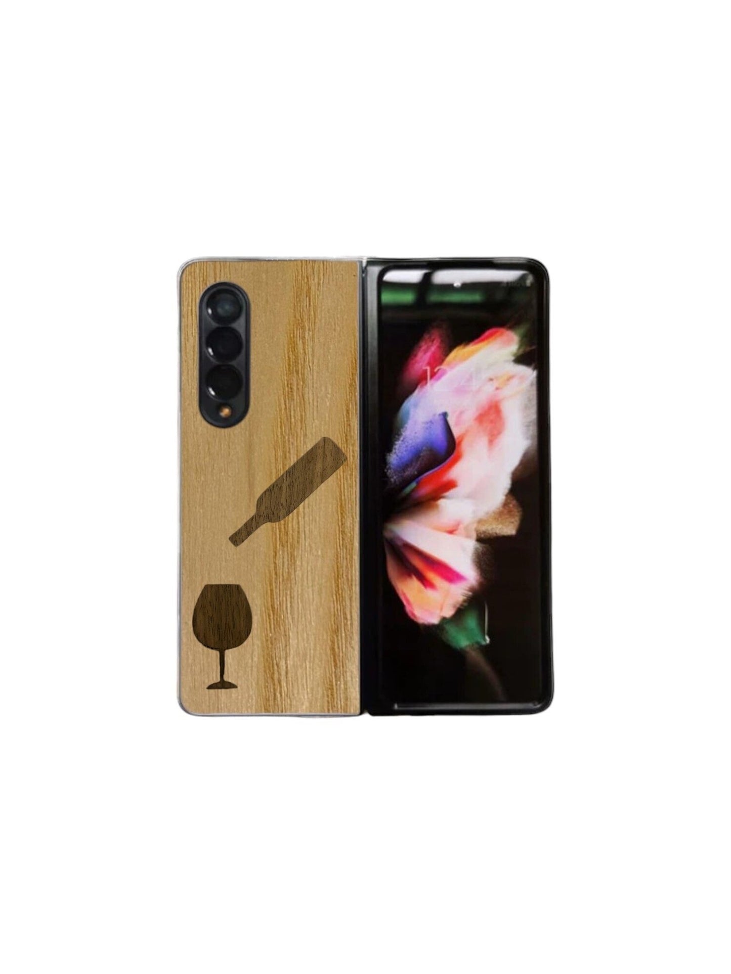 Coque Samsung Galaxy Z Fold - Bouteille de Vin