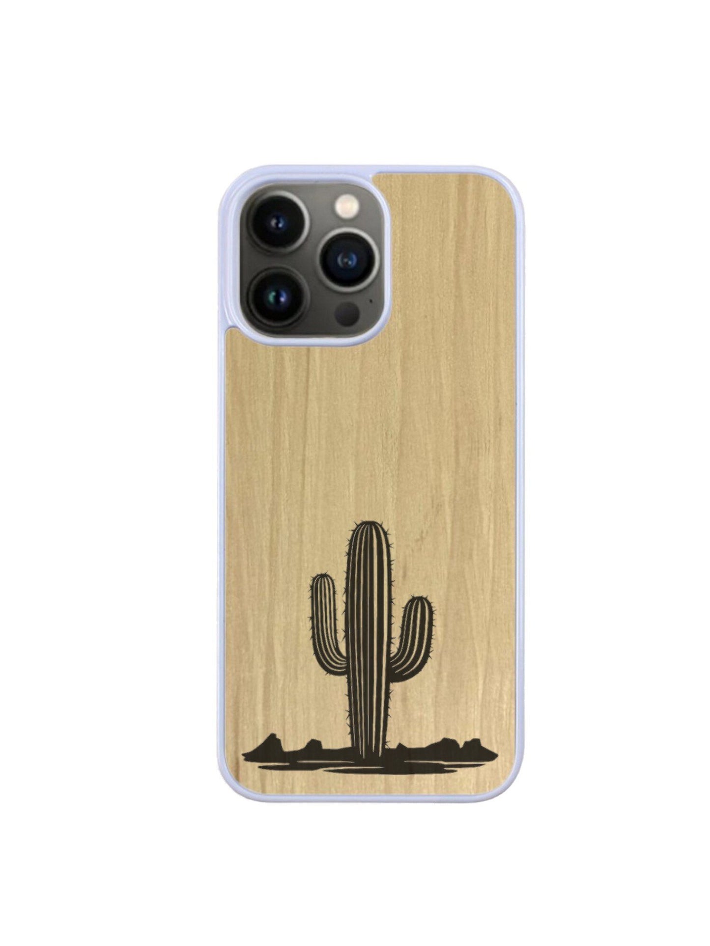 Coque Iphone blanc - Kaktus piquant