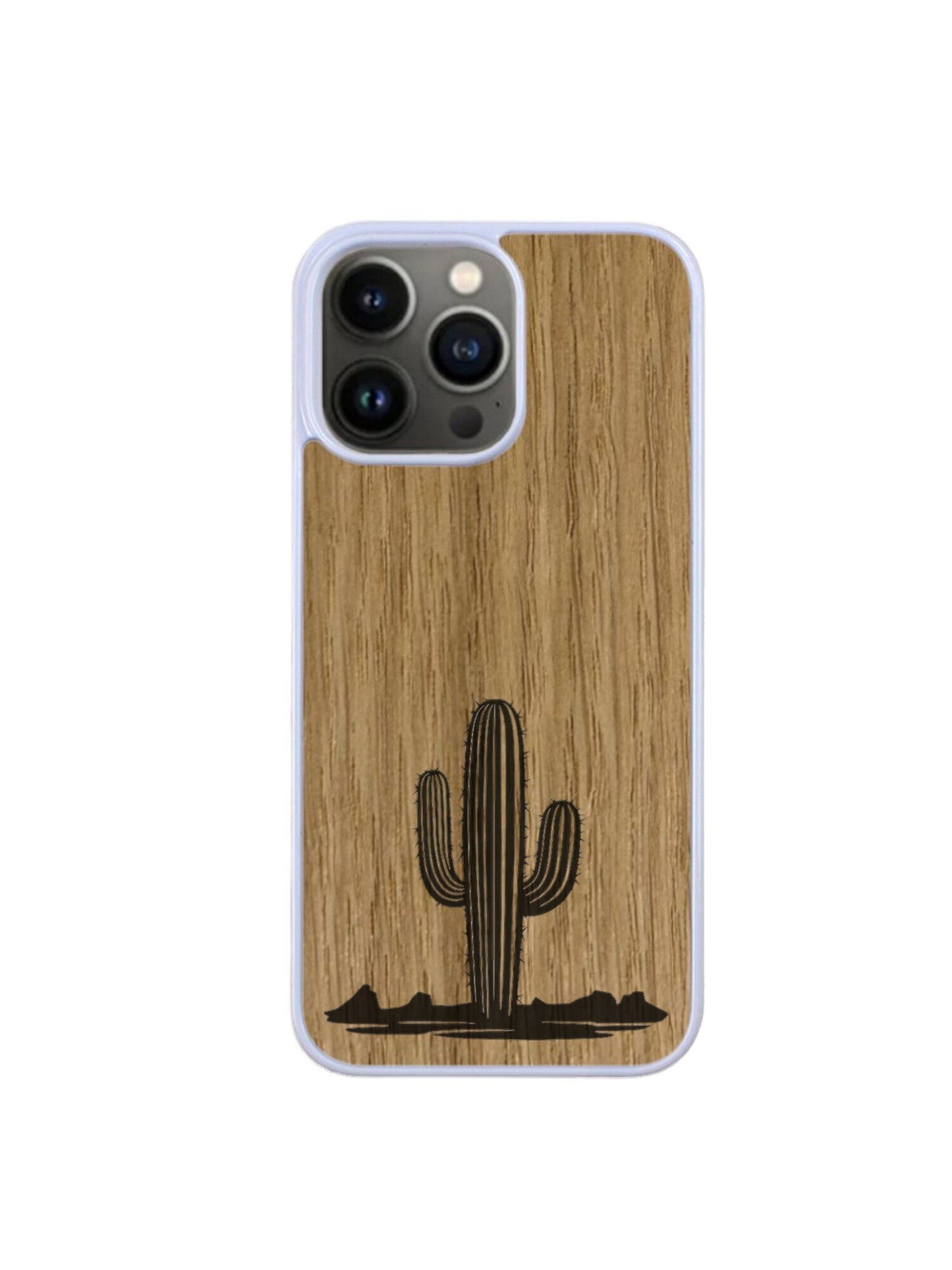 Coque Iphone blanc - Kaktus piquant