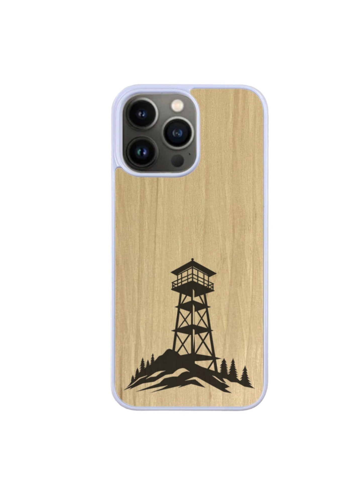 Coque Iphone blanc - Tourelle