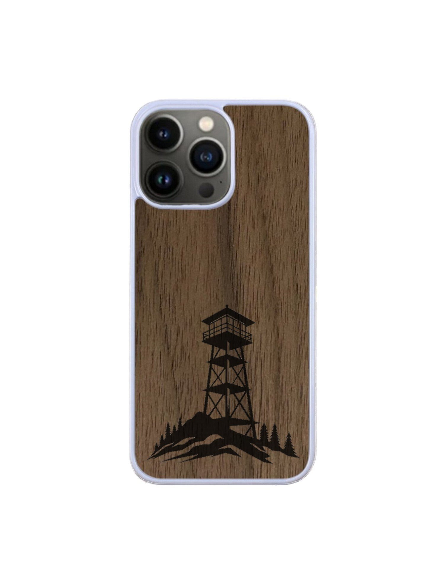 Coque Iphone blanc - Tourelle