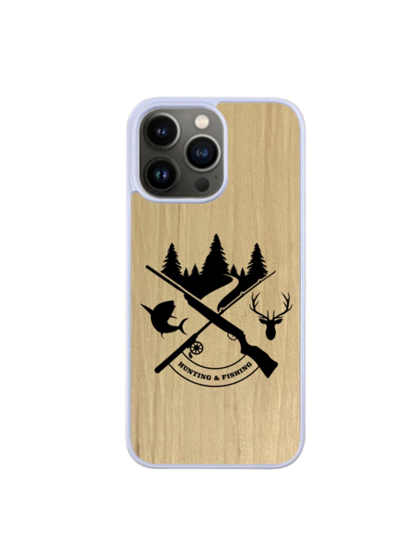 Coque Iphone blanc - Chasse et pêche