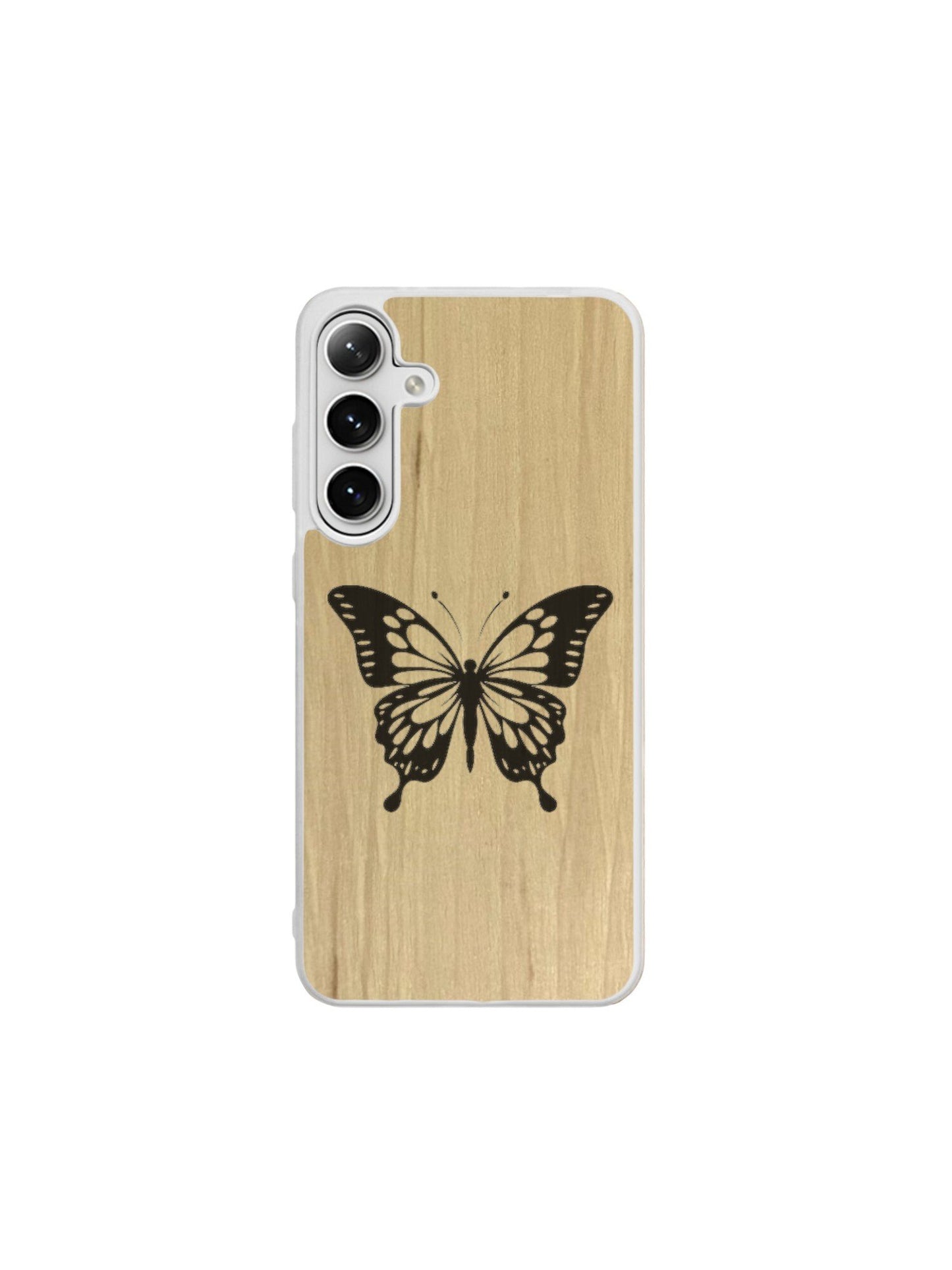 Coque transparente Samsung Galaxy S Papillon