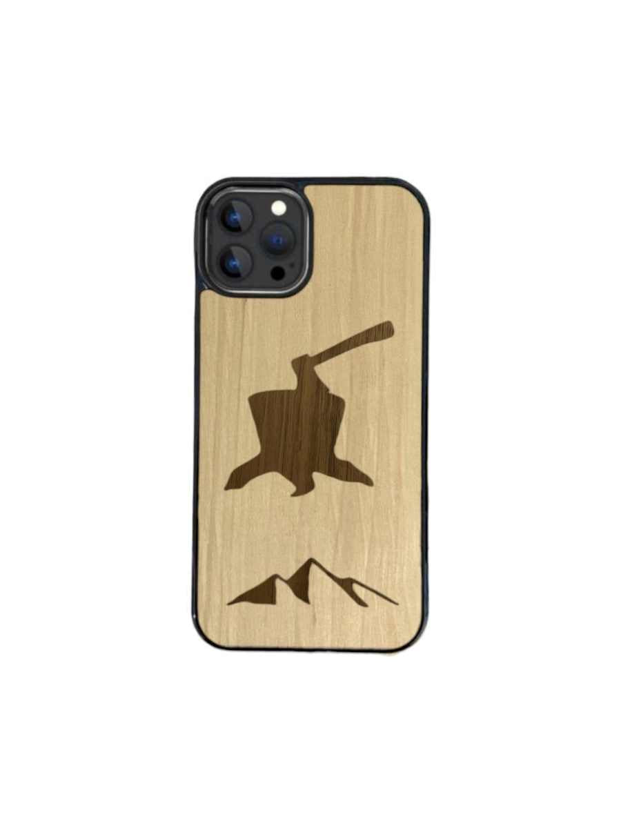 Coque Iphone - Buche de bois