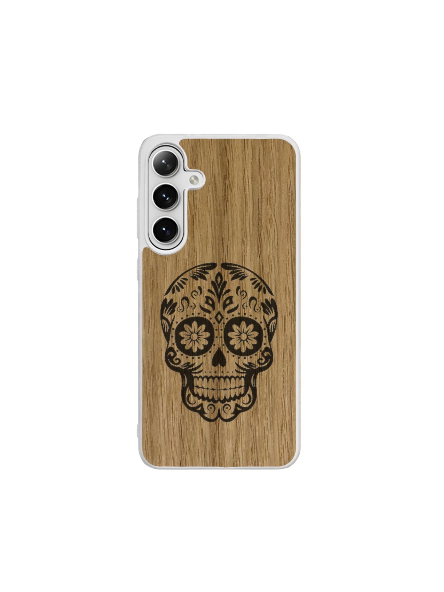 Coque Samsung Galaxy A Transparente - Tete de mort mexicaine
