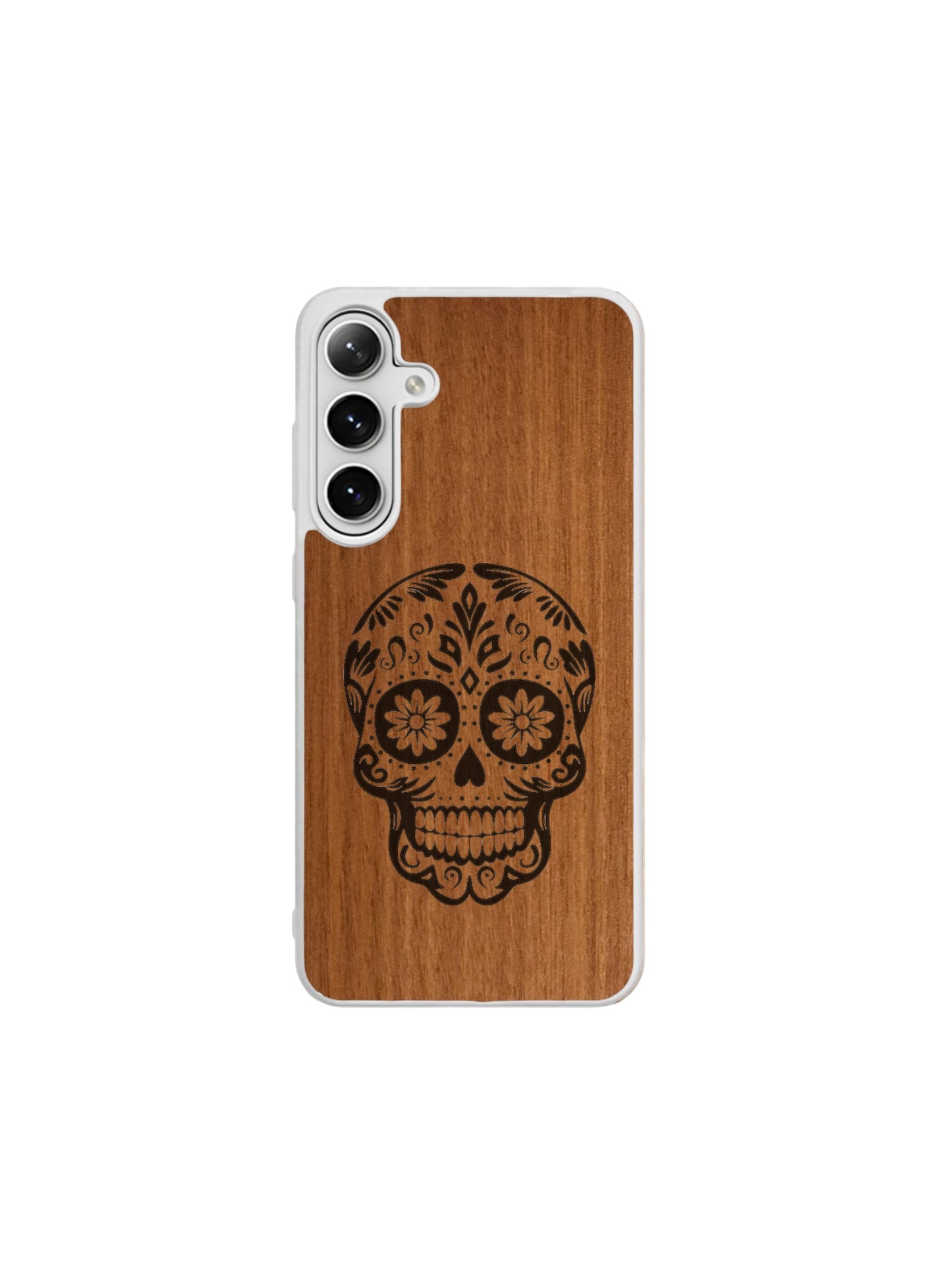 Coque Samsung Galaxy A Transparente - Tete de mort mexicaine