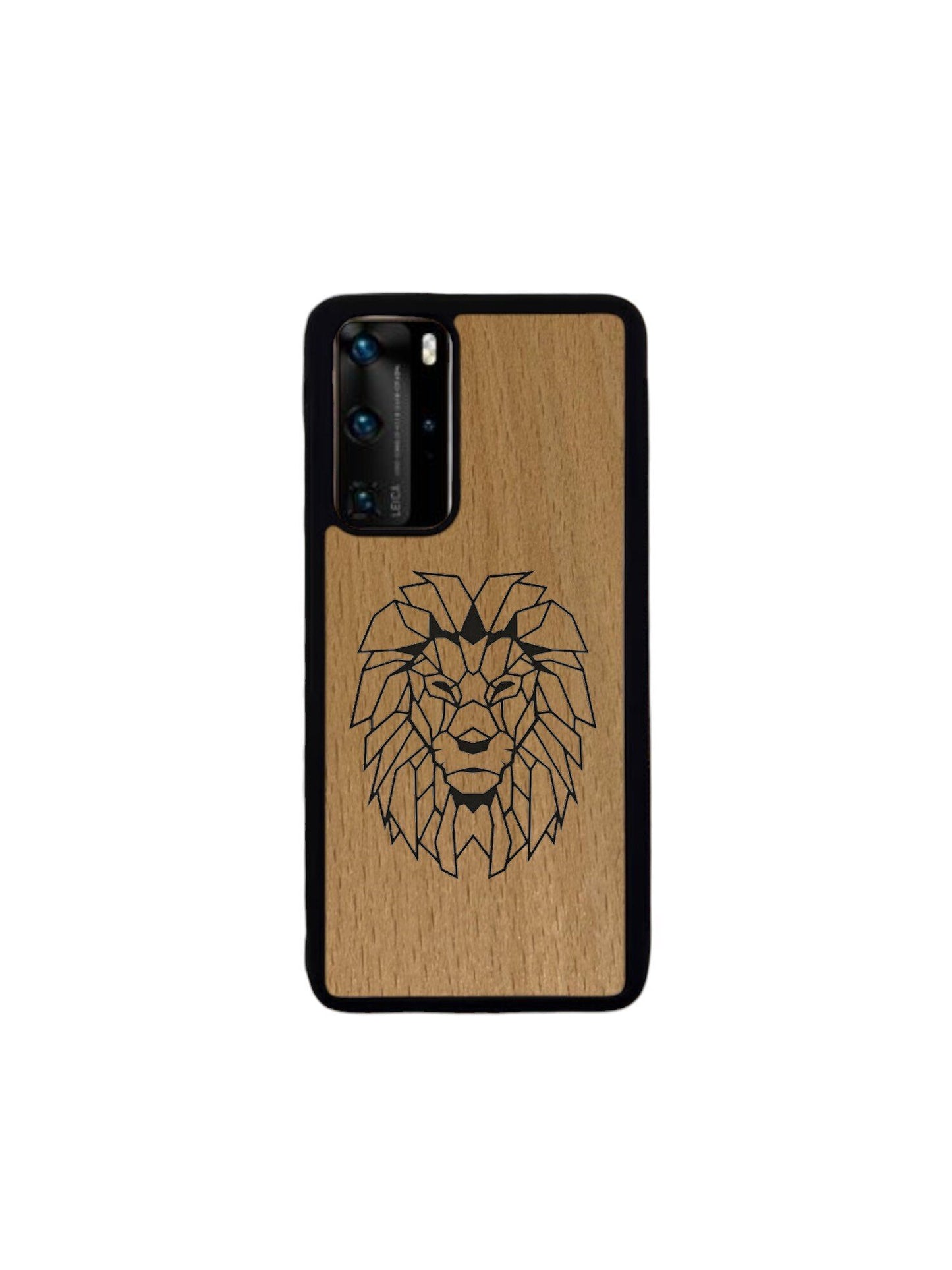 Huawei P case - Lion engraving